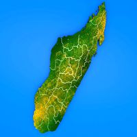 Madagascar detailed country map