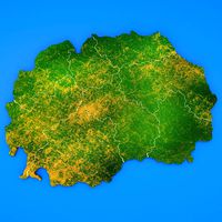 Macedonia detailed country map