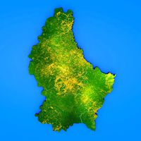 Luxembourg detailed country map