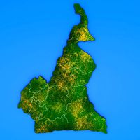 Cameroon detailed country map