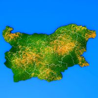 Bulgaria detailed country map