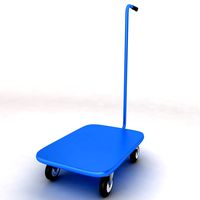 Luggage trolley model