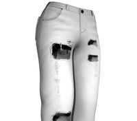 White Ripped Jeans Women