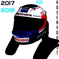 Rosenqvist helmet 2017 2018
