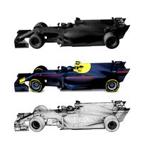 Formula 1 car 2017