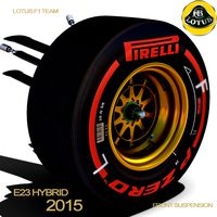Lotus E23 Front Suspension