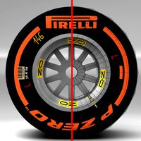 Hard rear tyre