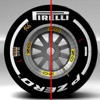 Medium Rear tyre
