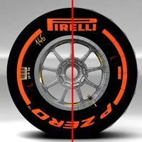 Hard front tyre