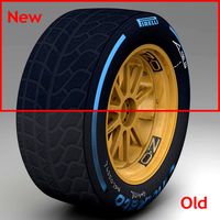 18 inches wet front tyre