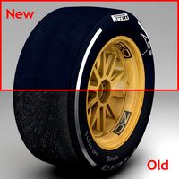 18 inches Medium front tyre