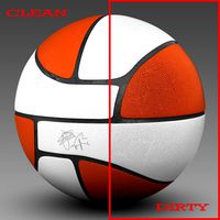 Basketball ball Euro white