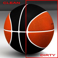 Bicolor basketball ball