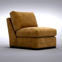 Crate and Barrel - Axis Armless Sectional Chair