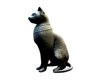 Egyptian cat statue