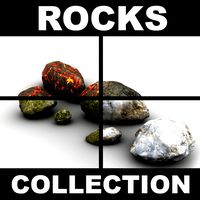 Detailed rocks collection