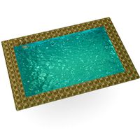 Low poly swimming pool