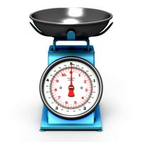 Kitchen Scale Blue