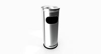 Standing Waste Bin with Ashtray