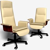 Office chairs with low and high backs