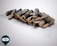 Wood with snow E6