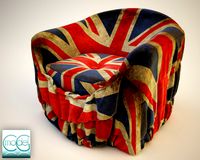 Fabric cover for armchair
