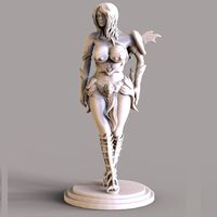 Warrior Girl Statue