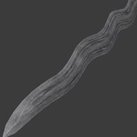 Indonesian kris dagger
