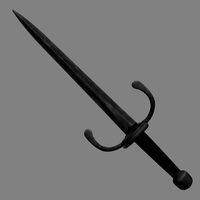 Left-handed dagger