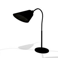 Plastic desktop lamp