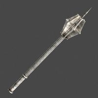 Steel ceremonial mace
