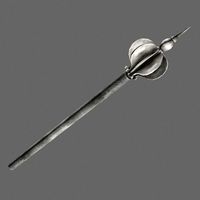 Iron ceremonial mace