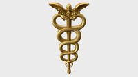 Relief Caduceus
