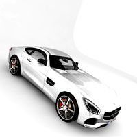 Benz Gt Amg 2016 White lowpoly