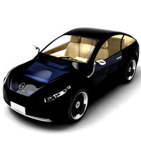 Future Car Black