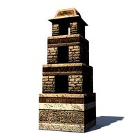 Maya tower