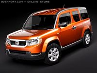 Honda Element 2009 3D Model