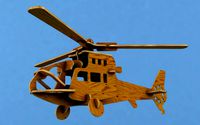 Wooden Helicopter