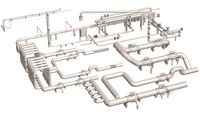 Pipes Low Poly