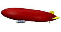 Zeppelin Low Poly