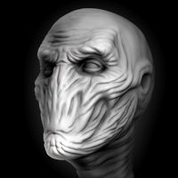 Zombie Silent Creature Monster Head