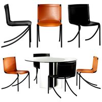 Acerbis Jot chairs & Eyon table