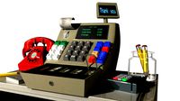 Cartoon Cash Register