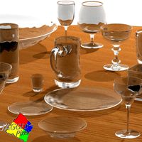 18 Glass Objects