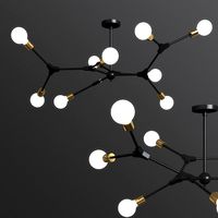 DNA Spiral structure Ceiling Light