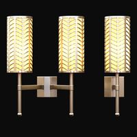 Tigermoth lighting - Stem wall light with lattice