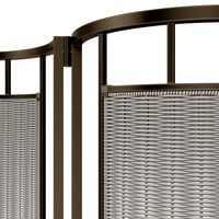 Cox London - Iron and rattan screen