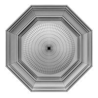 Jonathan Sainsbury - Octagonal convex mirror