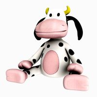 Plush Cow