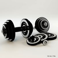 Set of Luxury Sports Dumbbells